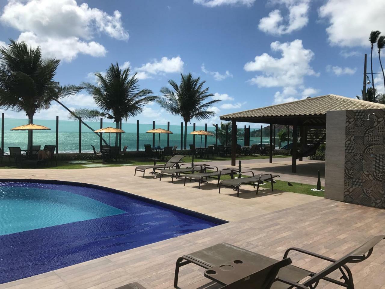 Tabatinga Residence Flat Beira Mar Conde  Luaran gambar